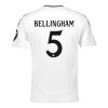 Camiseta de fútbol Real Madrid Bellingham 5 Primera Equipación 2024-25 - Hombre